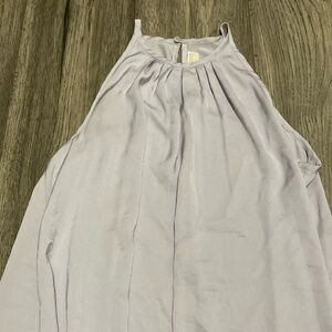 Sleeveless shirt (light lavender) color